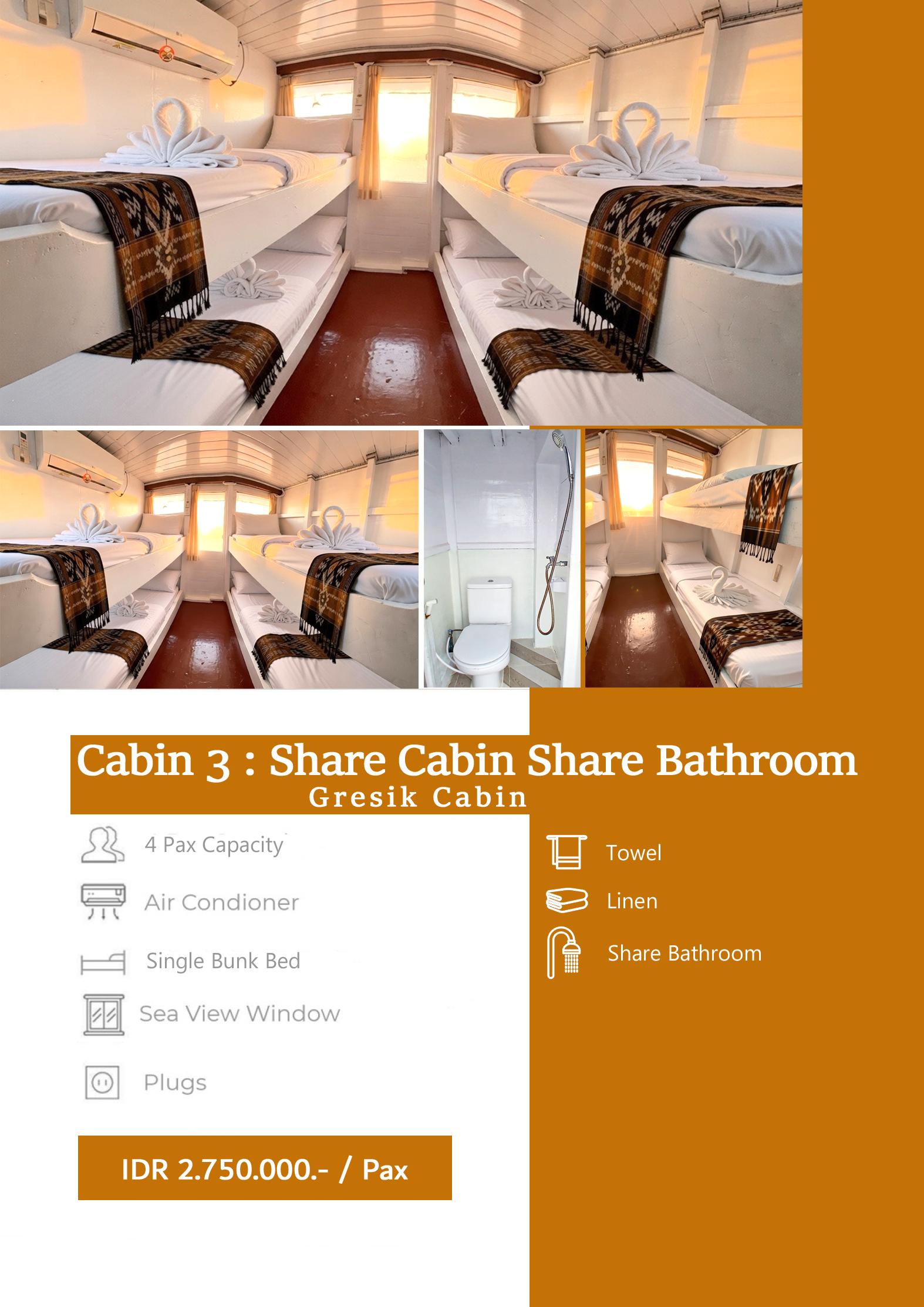 Gresik Cabin - Share Bathroom