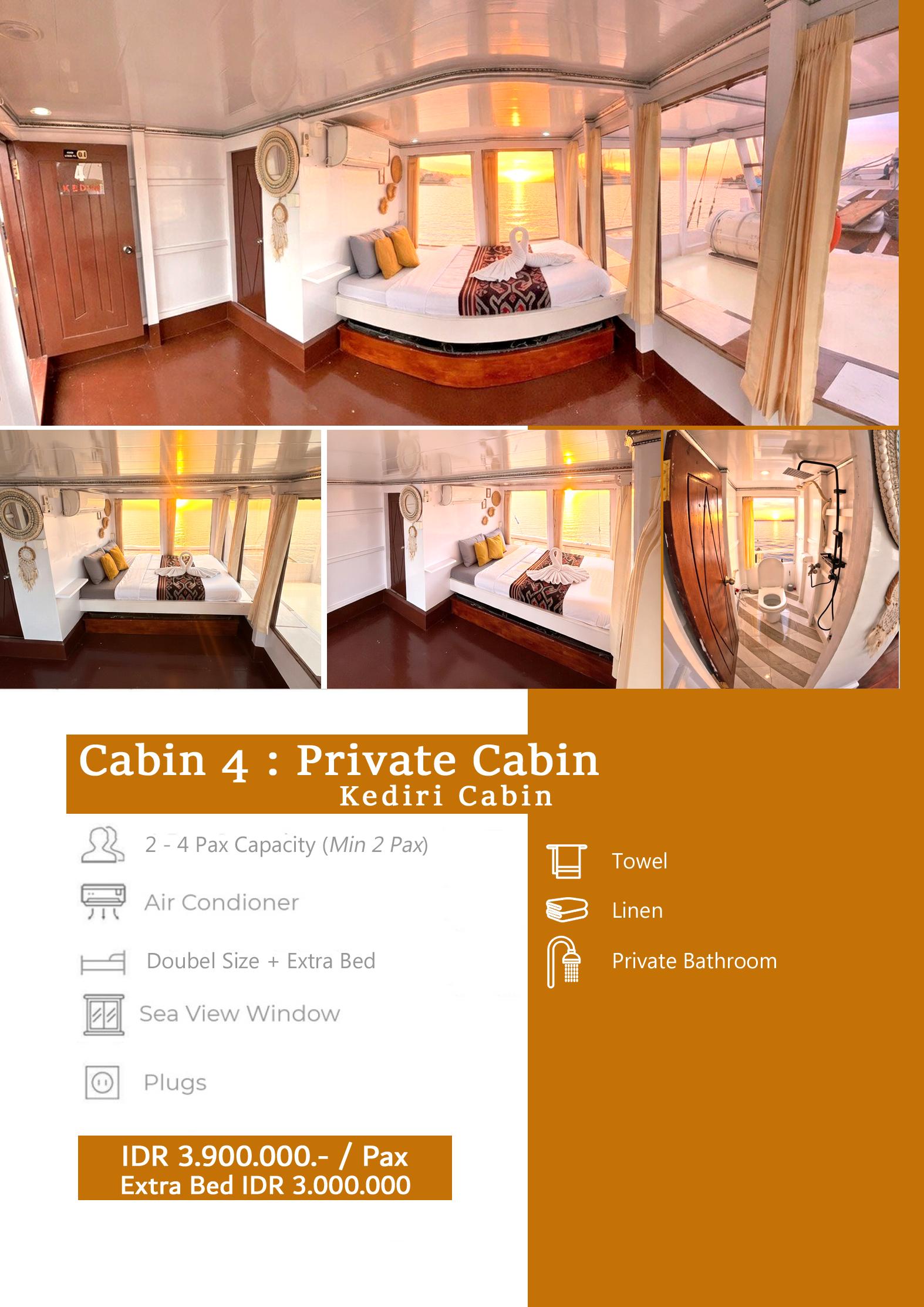 Kediri Cabin - Private Bathroom