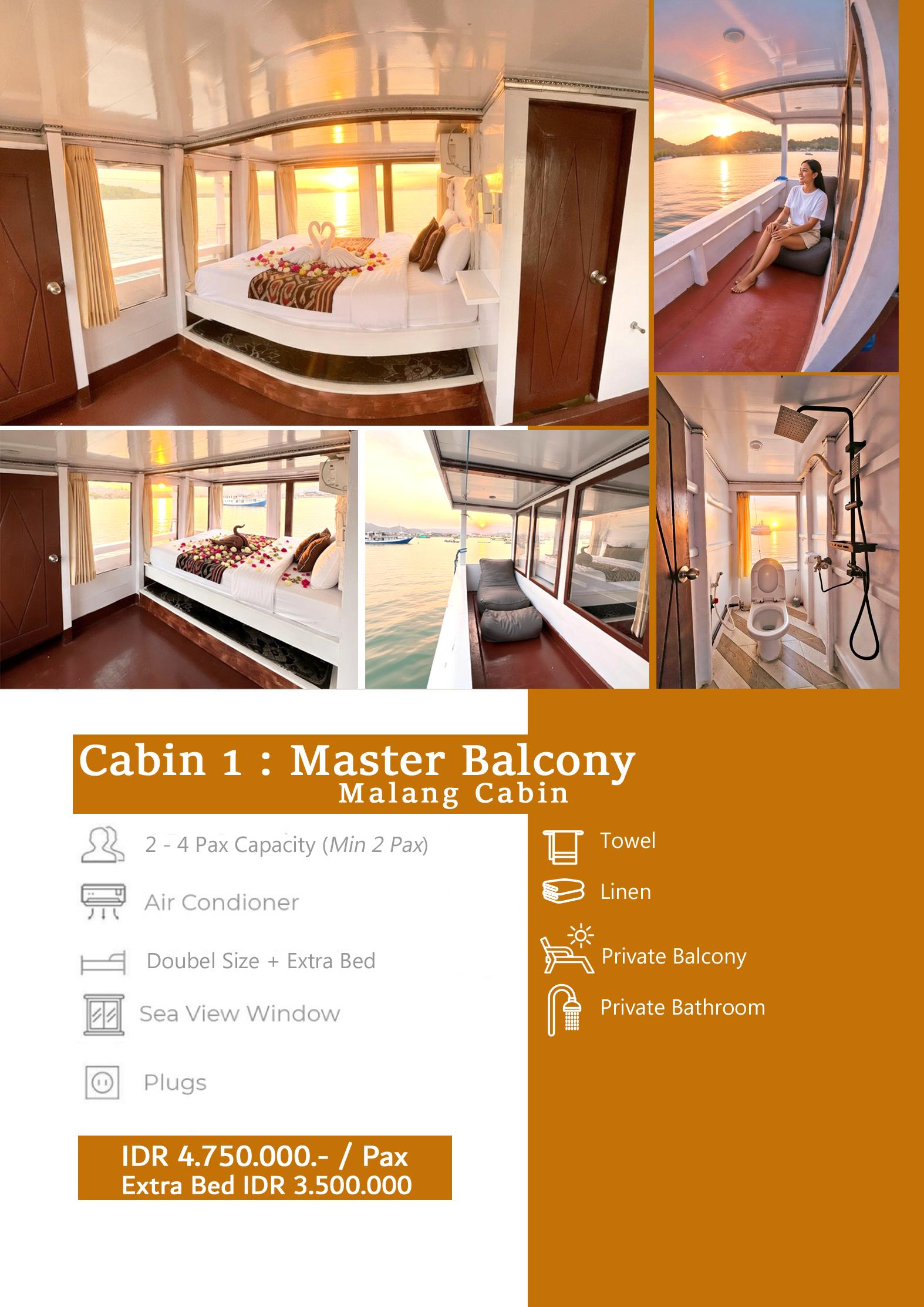 Malang Cabin - Master Balcony