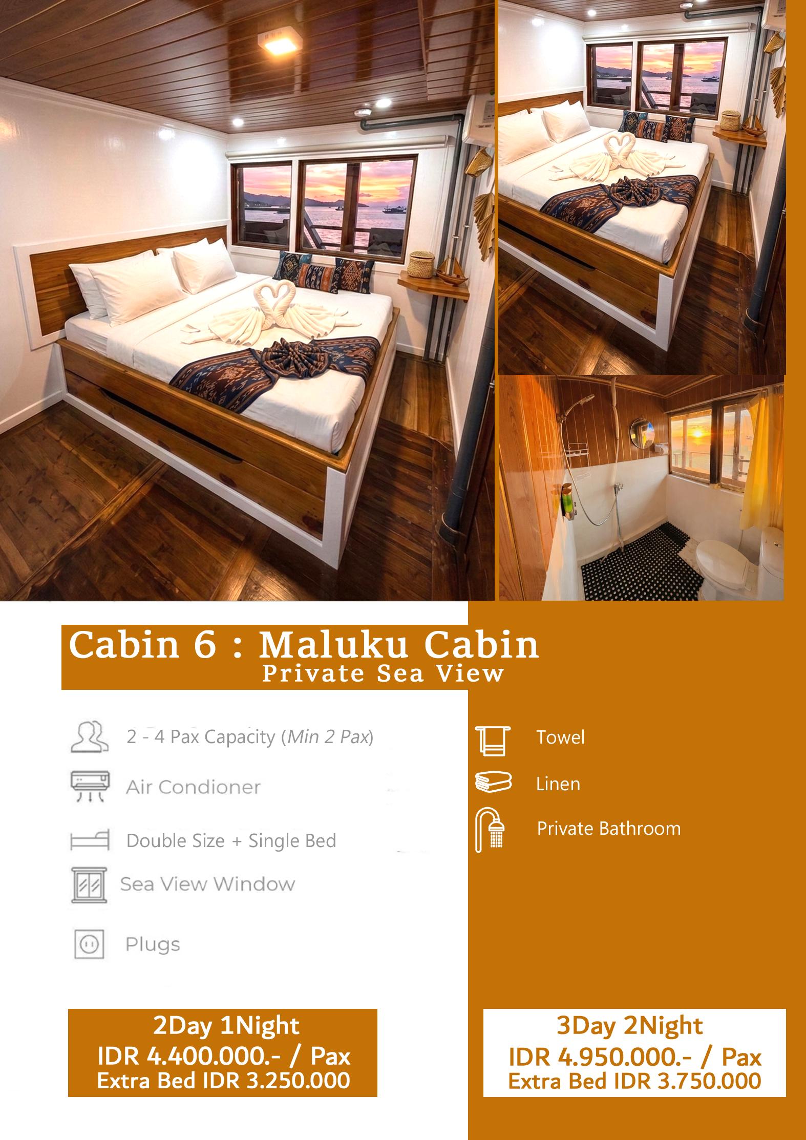 Maluku Cabin - Private Sea View