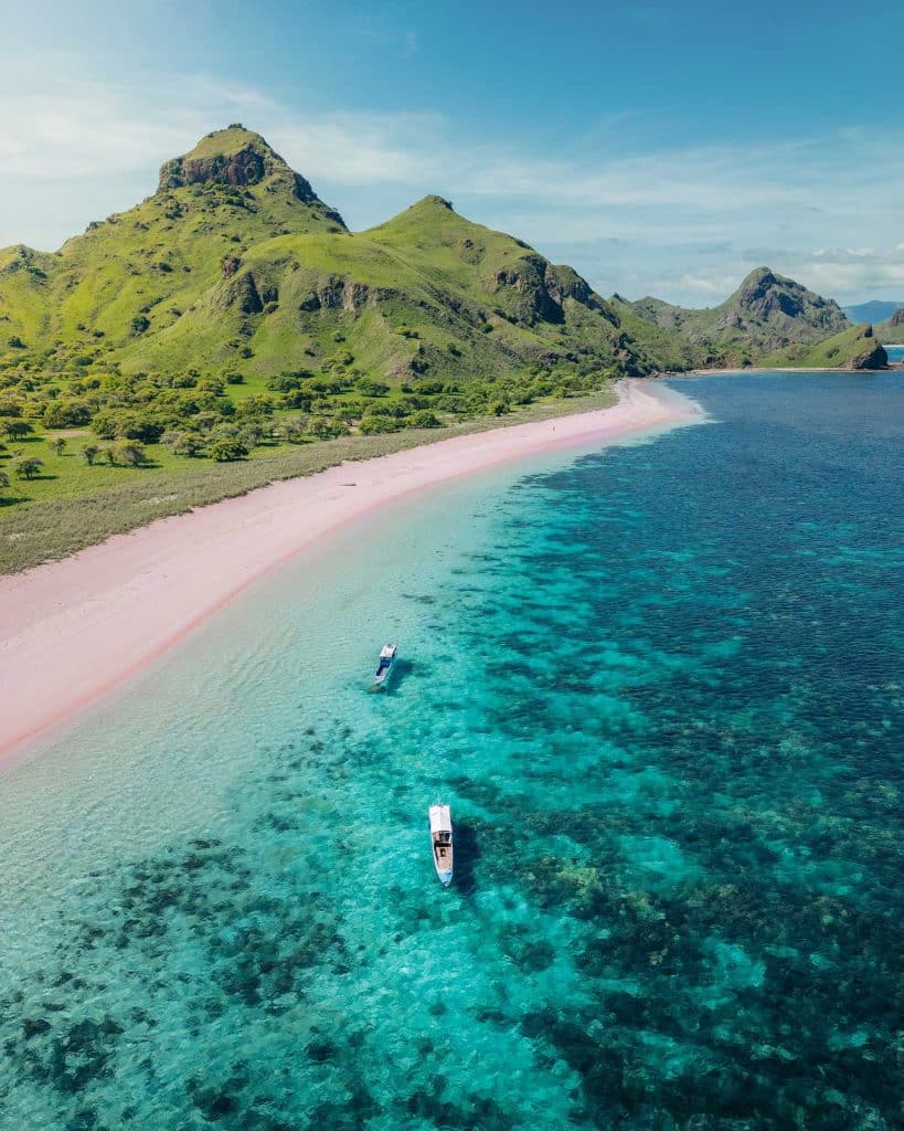 Pink beach