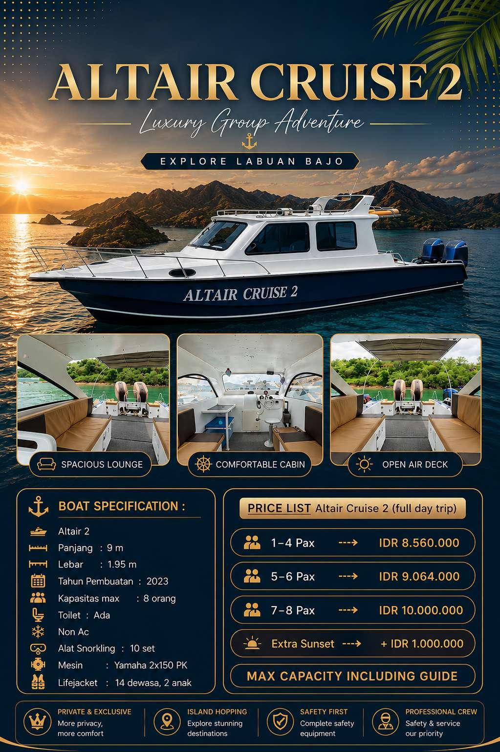 Lembayung 02 fast boat charter